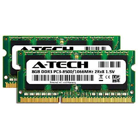 DDR メモリ RAM A-Tech 16GB  2枚 x 8GB  DDR3 1066 MHz PC 3-8500 Laptop RAM SODIM｜qolmarketing｜02