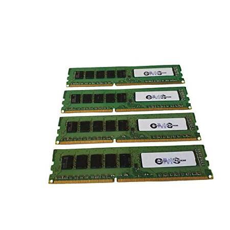 CMS 64GB (4X16GB) DDR4 21300 2666MHZ ECC Non Registered DIMM Memory Ram Upgrade Compatible with Dell〓 PowerEdge T140， PowerEdge T340， PowerEdge T40 - - 0