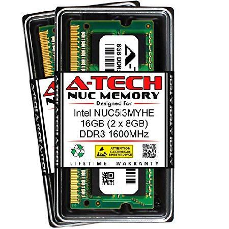 かわいい！ A-Tech 1600MHz DDR3/DDR3L | Kit NUC NUC5i3MYHE Intel for RAM 8GB) x (2 16GB メモリー