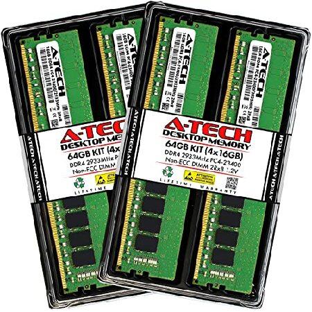 A-Tech 64GB RAM Kit for Lenovo ThinkCentre M80s (4 x 16GB) DDR4 2933 MHz PC