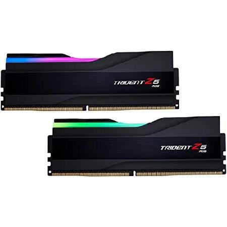 G.Skill Trident Z5 RGB シリーズ 32GB ( 2 x 16GB ) 288ピン SDRAM DDR5 6000 ( PC5 - 48000 ) F5-6000J4040F16GA2-TZ5RK