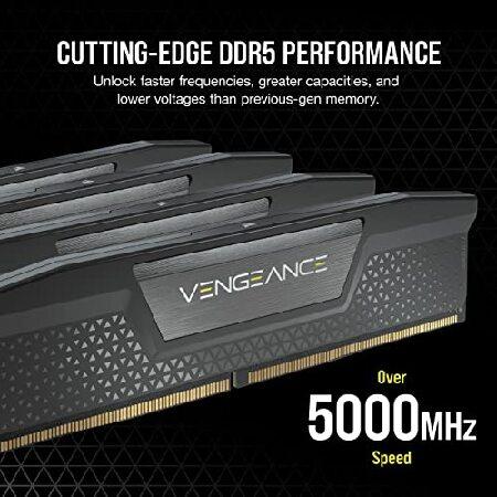 DDR メモリ RAM コルセア DDR5-5200 MHz  デスクトップ PC 用 メモリ VENGEANCE DDR5 64GB  32GB｜qolmarketing｜03