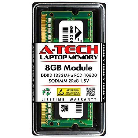 全品送料0円 A-Tech PC3-10600 1333MHz DDR3 - (3452) 14 Inspiron Dell for RAM Memory 8GB メモリー