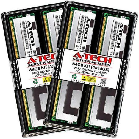 【誠実】 A-Tech 64GB Kit (4x16GB) Memory RAM for HP Z820 Workstation - DDR3 1066MHz メモリー