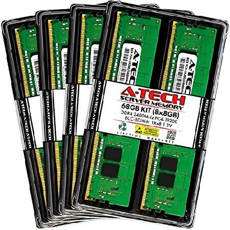 無料発送 Supermicro for RAM Memory (8x8GB) Kit 64GB A-Tech X11DPFF-SN 2400MHz DDR4 - メモリー