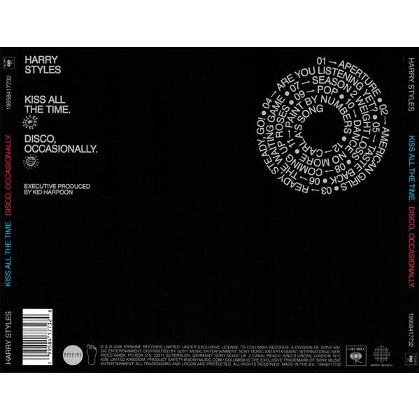 ハリースタイルズ CD アルバム HARRY STYLES KISS ALL THE TIME. DISCO 