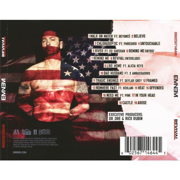 エミネム CD アルバム EMINEM REVIVAL 輸入盤 : 洋楽CDベスト