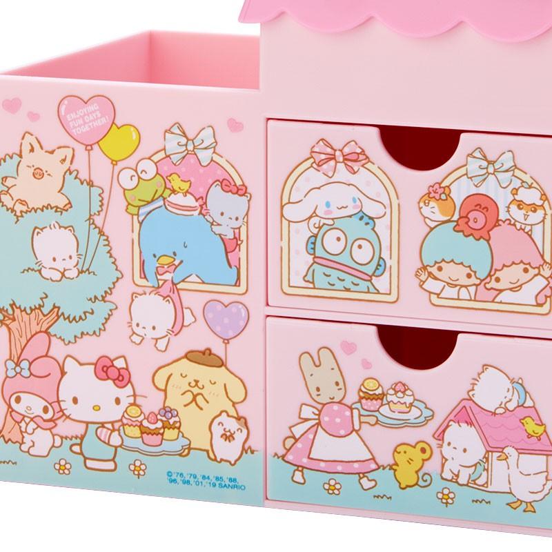 キャラクターグッズ サンリオ キャラクターMIX おうち型 プラチェスト 
