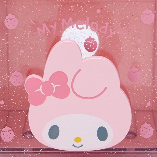キャラクターグッズ サンリオ マイメロディ マイメロ スタッキング チェスト フェイス 小物入れ Qoo 通販 Yahoo ショッピング