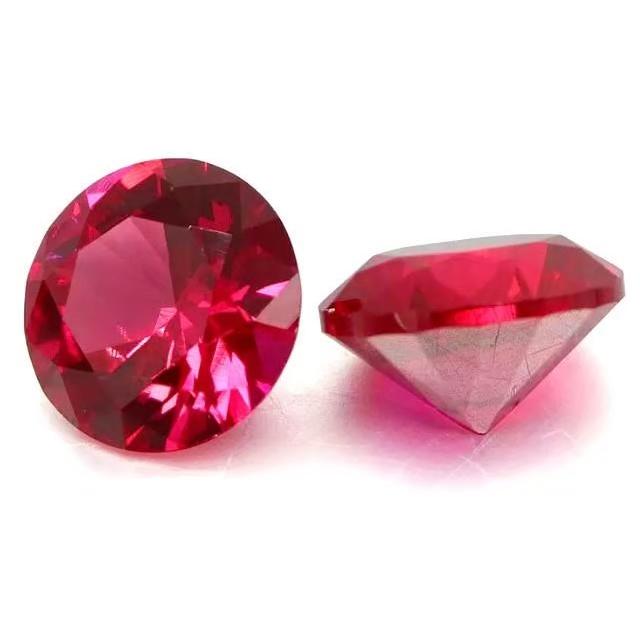 合成 ルビー　ラウンド　1.2cm 合成コランダム　人工宝石　ルース　7.5ct |  | 03