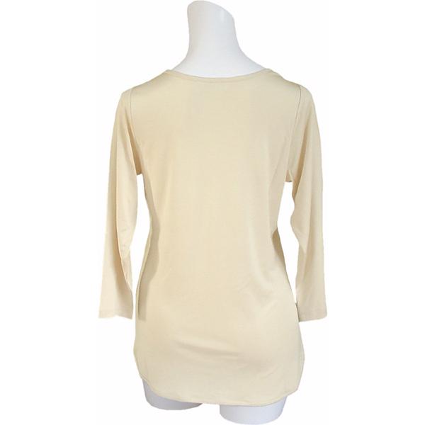 100％シルク　七分袖シャツ（ピーチ） |  | 01