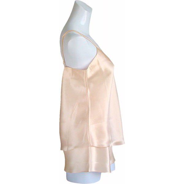 100％シルク　キャミソール＆タップパンツ（パープル） |  | 02