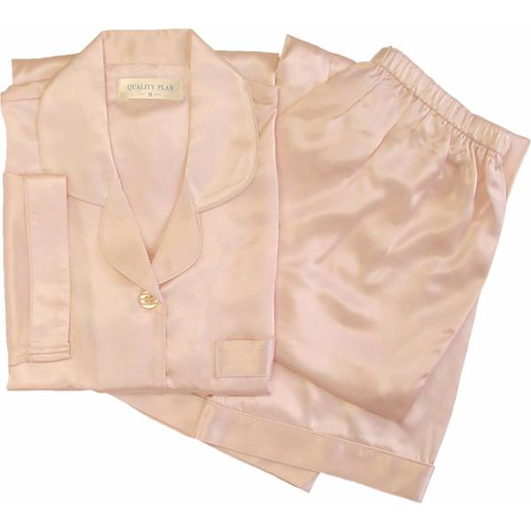 100％シルク　レディースパジャマ（ピンク） | 