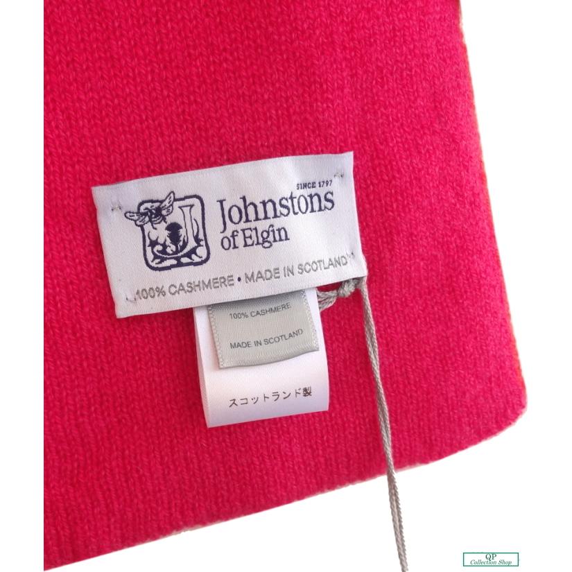 JOHNSTONES of ELGIN マフラー　新品　カシミヤ100% Johnstons of Elgin ジョンストンズ カシミア100％ マフラー