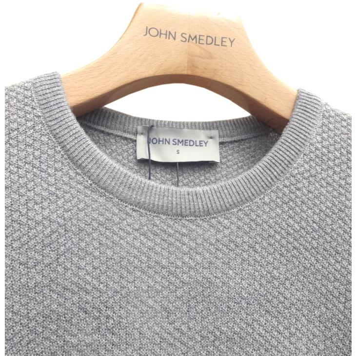 ジョンスメドレー 秋冬メリノウール 24ゲージ長袖ニット John Smedley