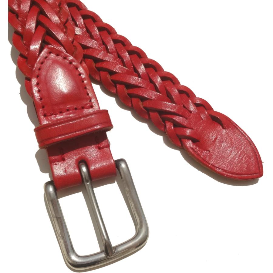 Whitehouse Cox ホワイトハウスコックス32mm 赤 メッシュレザー Whitehouse Cox ホワイトハウスコックス32mm 赤 メッシュレザー