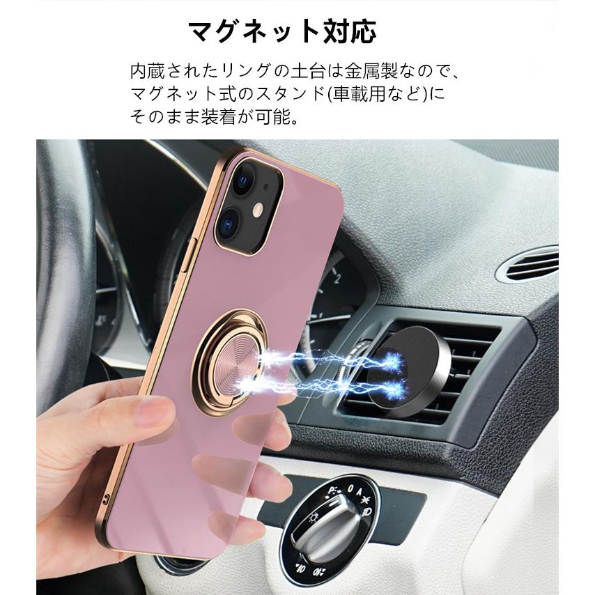 iPhone iPhone15 ケース 高級感 リング付き Pro Max Plus iPhone