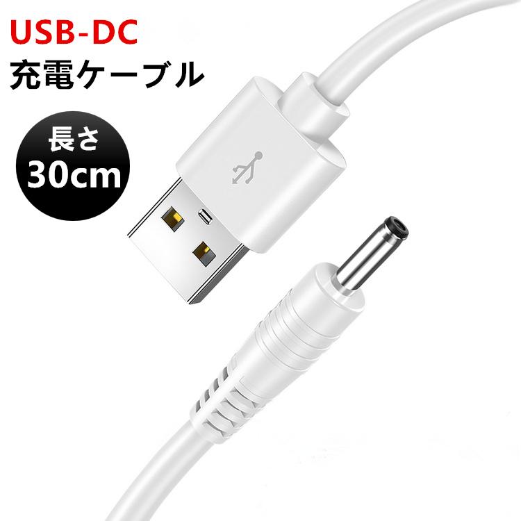 USB-DC 充電ケーブル 長さ30cm DC電源コード iPad タッチペン USB-DC 充電ケーブル 長さ30cm DC電源コード iPad タッチペン
