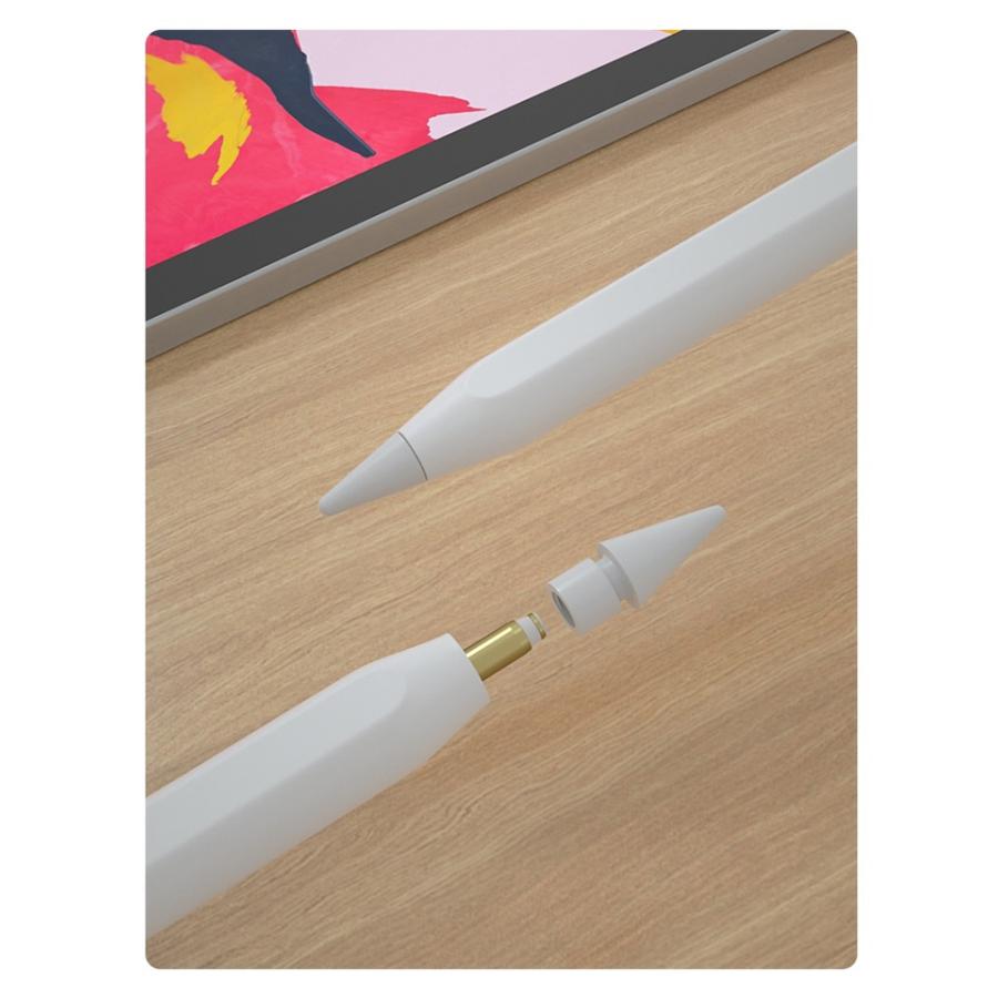 【3個入】Apple Pencil ペン先 チップ アップルペンシル キャップ 交換用ペン先 芯 iPad Pro Mini 第一世代 第二世代 第1世代 第2世代 ホワイト 白｜qrshoji｜11