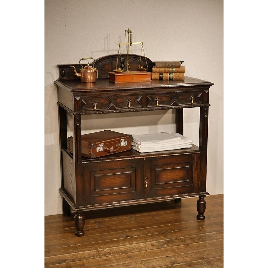 英国イギリスアンティーク家具 バフェ サイドボード 彫刻 樫 オーク材 無垢 7952w 7952 1802q187 Q S Antiques 通販 Yahoo ショッピング