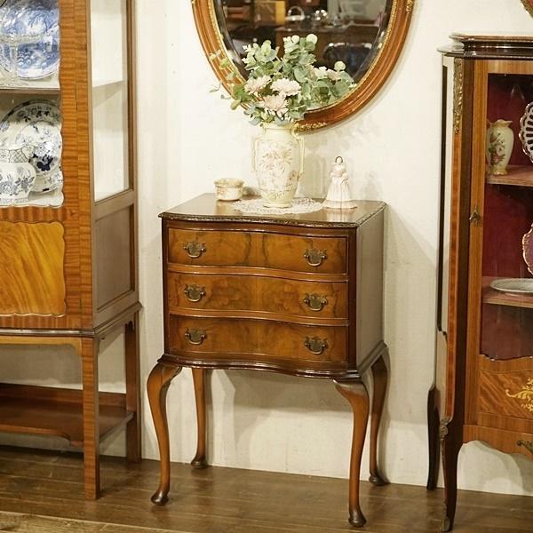 イギリス 1780年代 マホガニー レザー 真鍮 チェスト イギリス