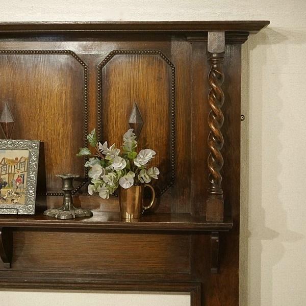 英国イギリスアンティーク家具 マントルピース ファイヤーサラウンド