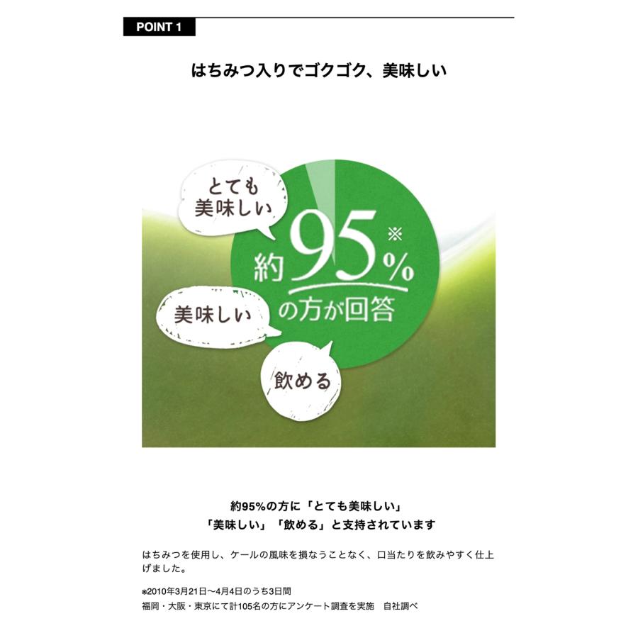 公式】キューサイ ザ・ケール ＋ ハチミツ (420g) 3袋セット ( 手摘み