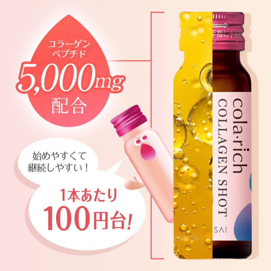 公式】キューサイ コラリッチ コラーゲンショット 3箱セット(1箱あたり