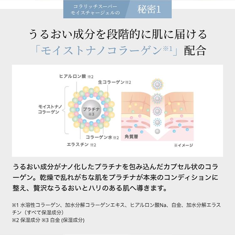 【公式】コラリッチ スーパーモイスチャージェル 55g(約1カ月分) 2個セット ( キューサイ オールインワンジェル オールインワン ファーストエイジングケア )｜qsai｜14