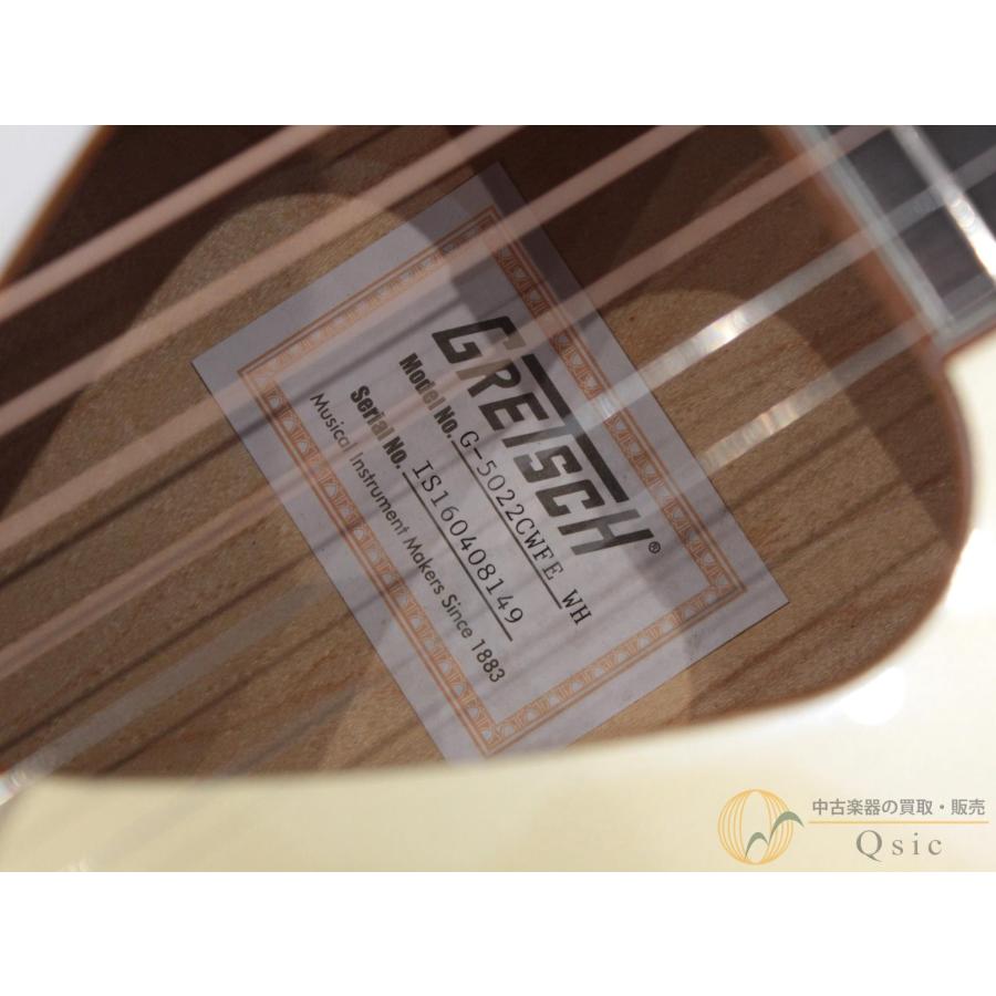 [良品] Gretsch G5022CWFE Rancher Falcon Jumbo White 2016年製 【返品OK】[MMW17]【阿倍野店在庫】