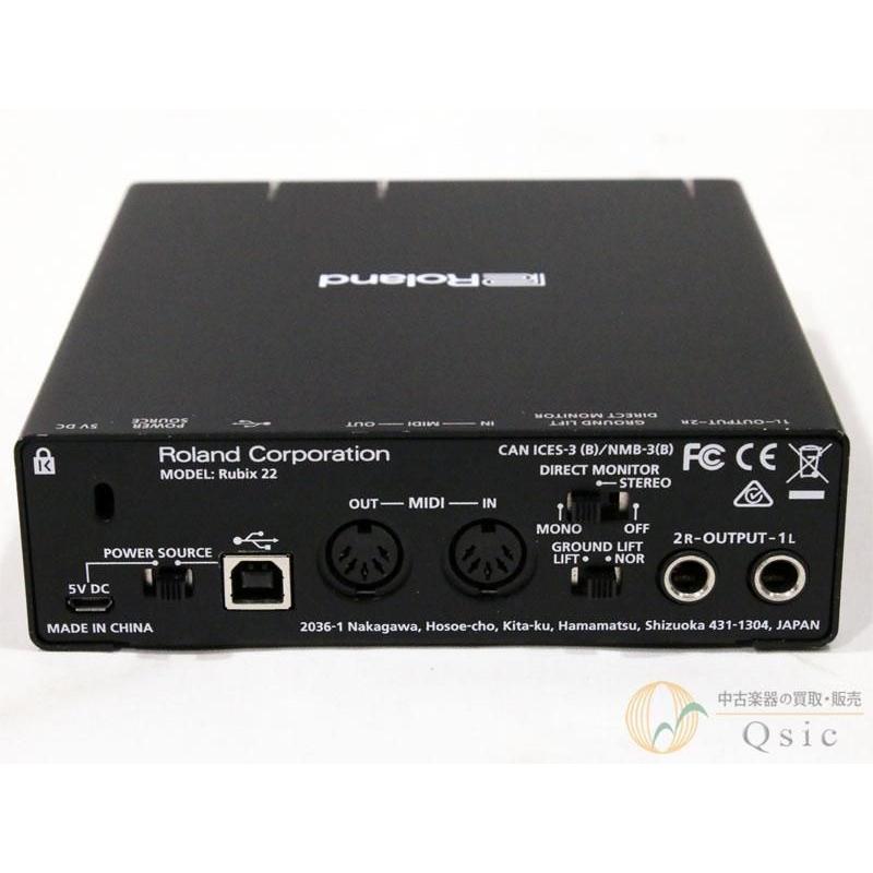 セール】[良品] Roland Rubix22 24bit/192kHzに対応/新開発の高品位