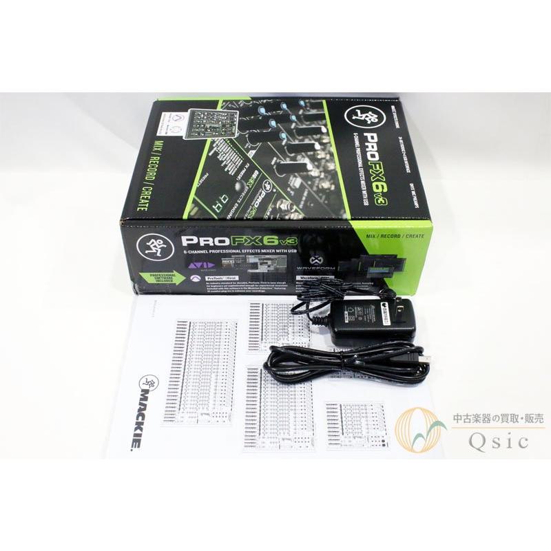 極美品] Mackie ProFX6v3 [OJ544] : 中古楽器専門店Qsic - 通販