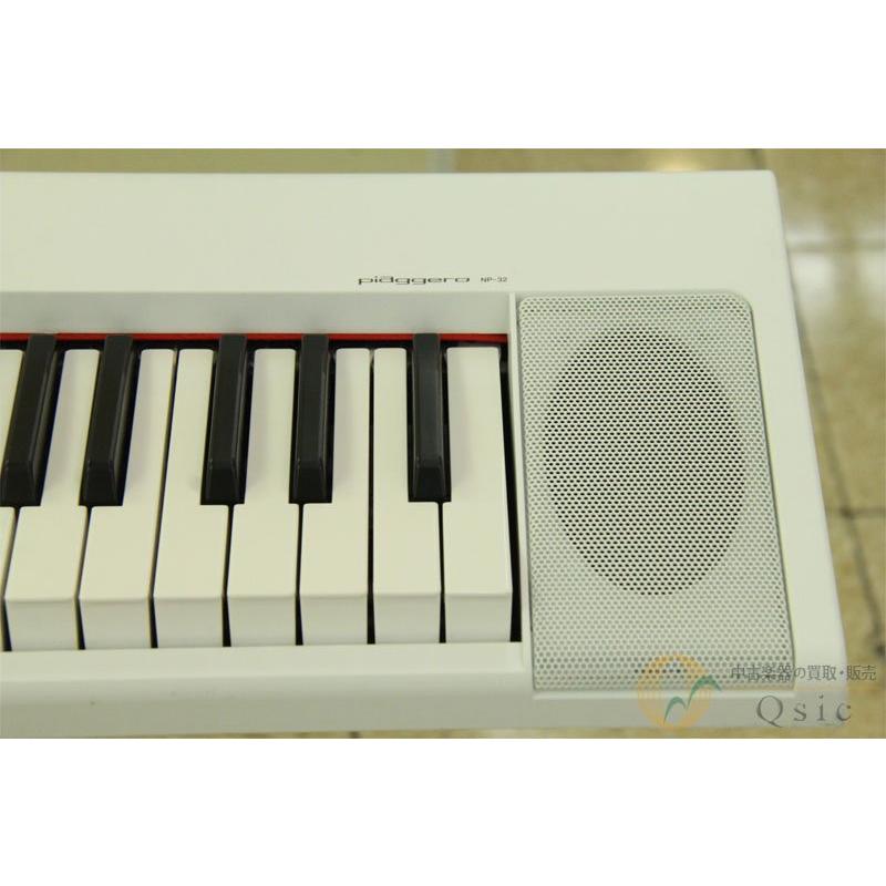 【YAMAHA Piaggero NP-32WH】美品・付属品完備・動作確認済み Amazon | ヤマハ YAMAHA 電子キーボード piaggero ホワイト NP