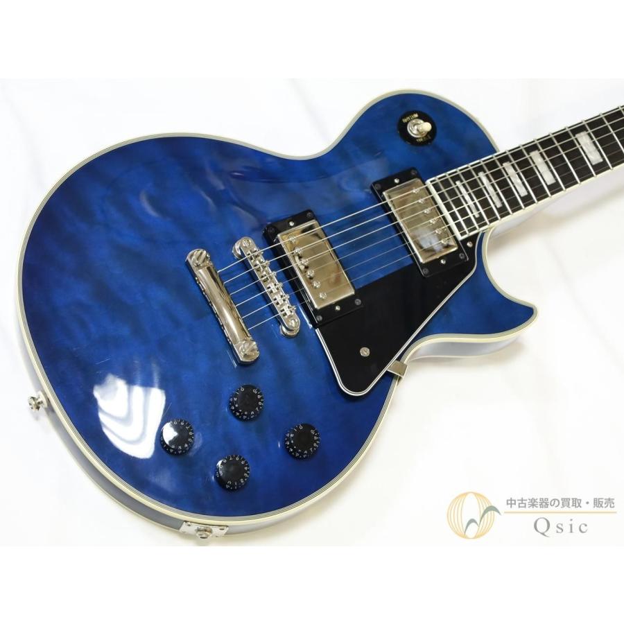 [美品] Epiphone Les Paul Custom Quilt Viper Blue 2024年製 【返品OK】[RM028]【神戸店在庫】 | 