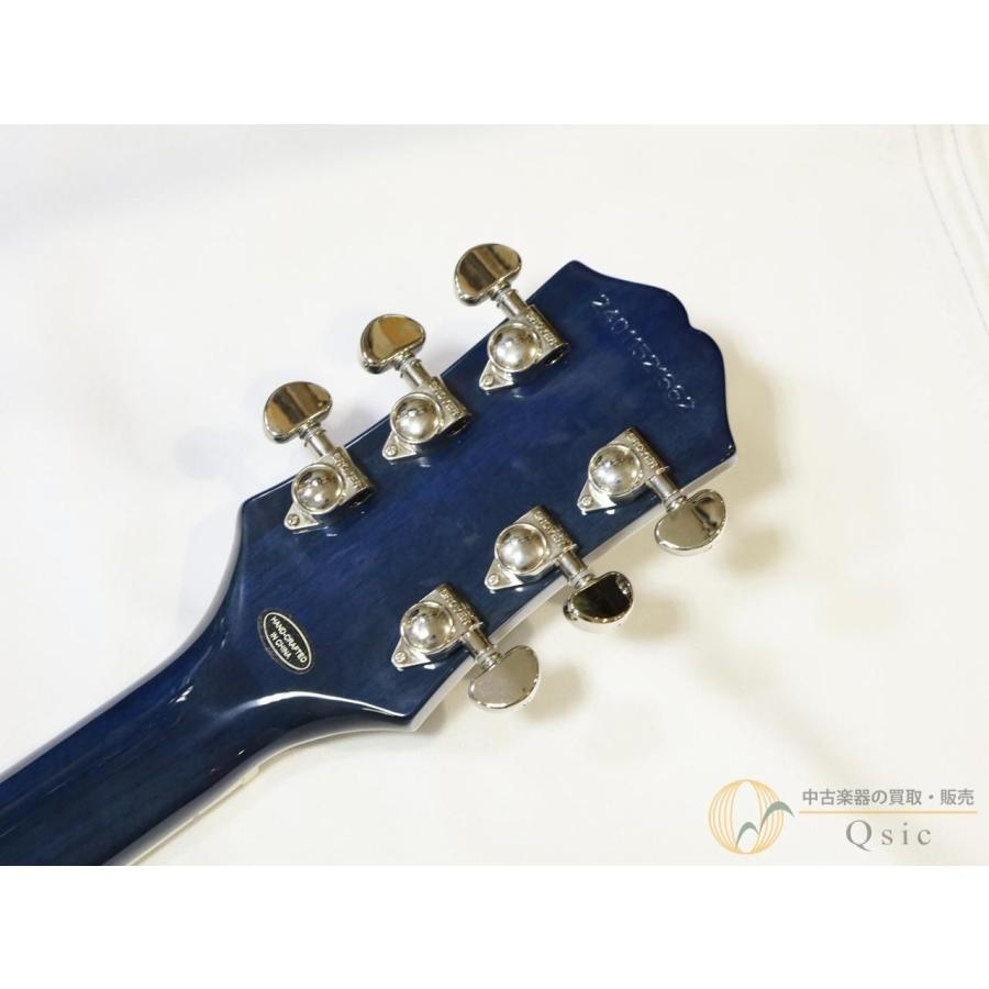 [美品] Epiphone Les Paul Custom Quilt Viper Blue 2024年製 【返品OK】[RM028]【神戸店在庫】 |  | 06