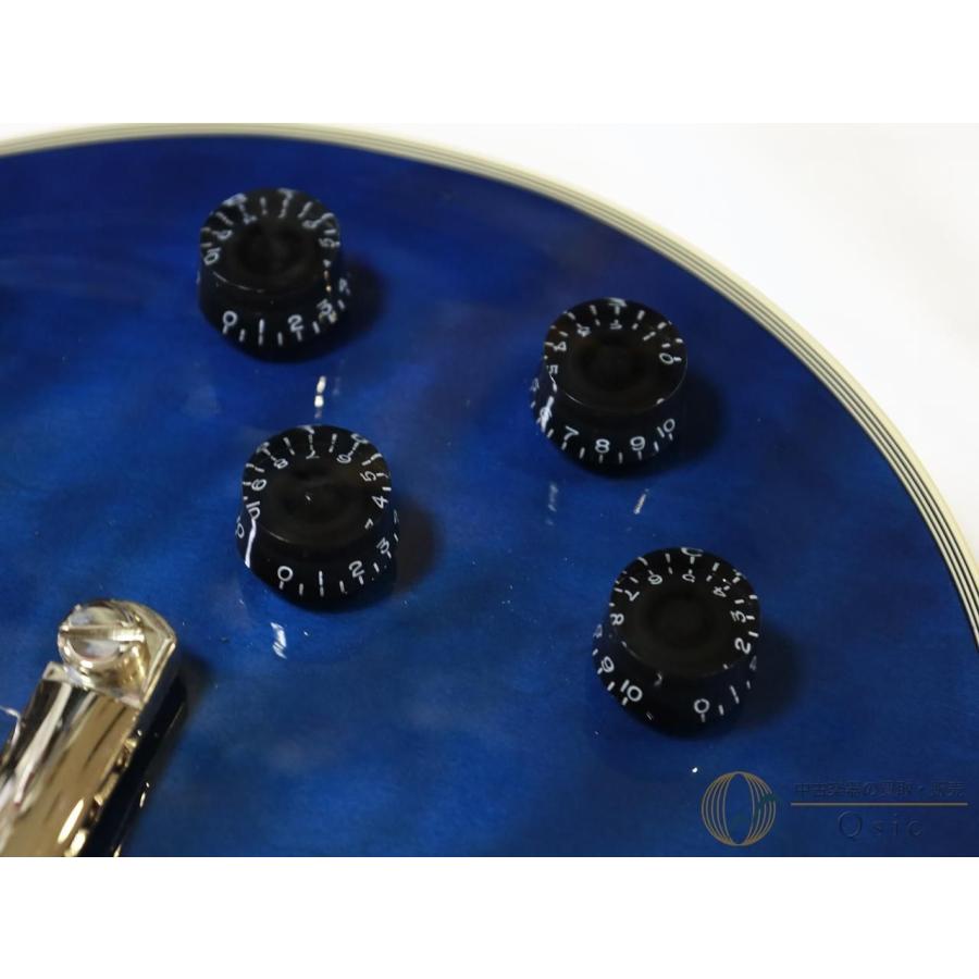 [美品] Epiphone Les Paul Custom Quilt Viper Blue 2024年製 【返品OK】[RM028]【神戸店在庫】 |  | 09
