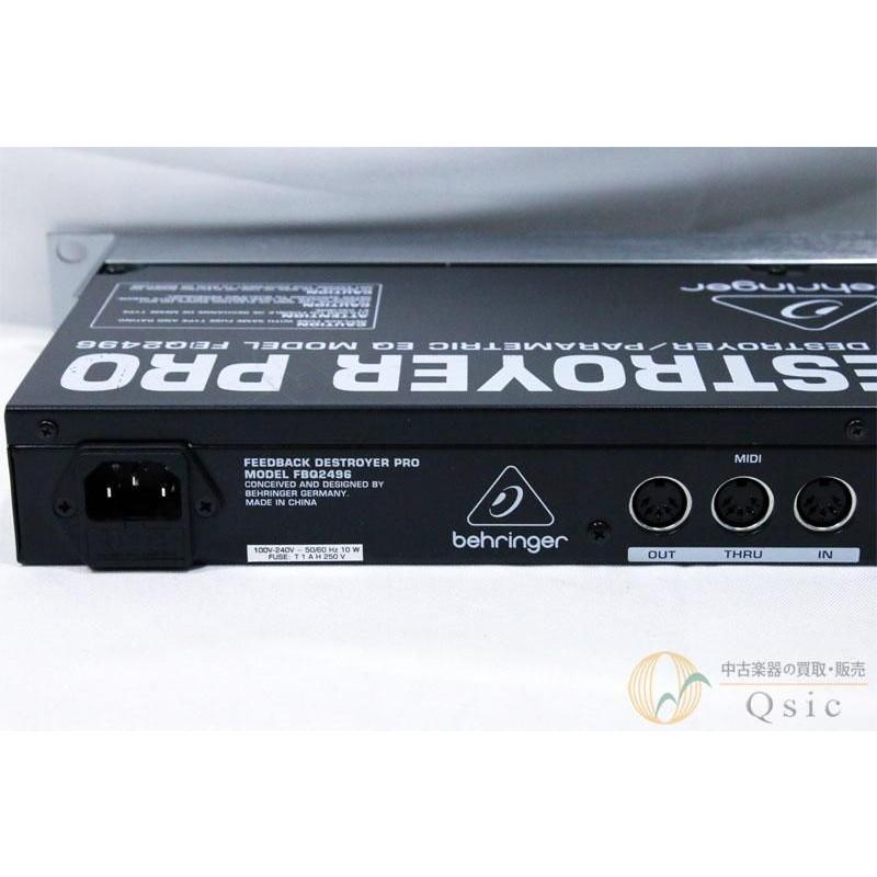 [良品] BEHRINGER FBQ2496 FEEDBACK DESTROYER PRO [WL767]【神戸店在庫】 |  | 06