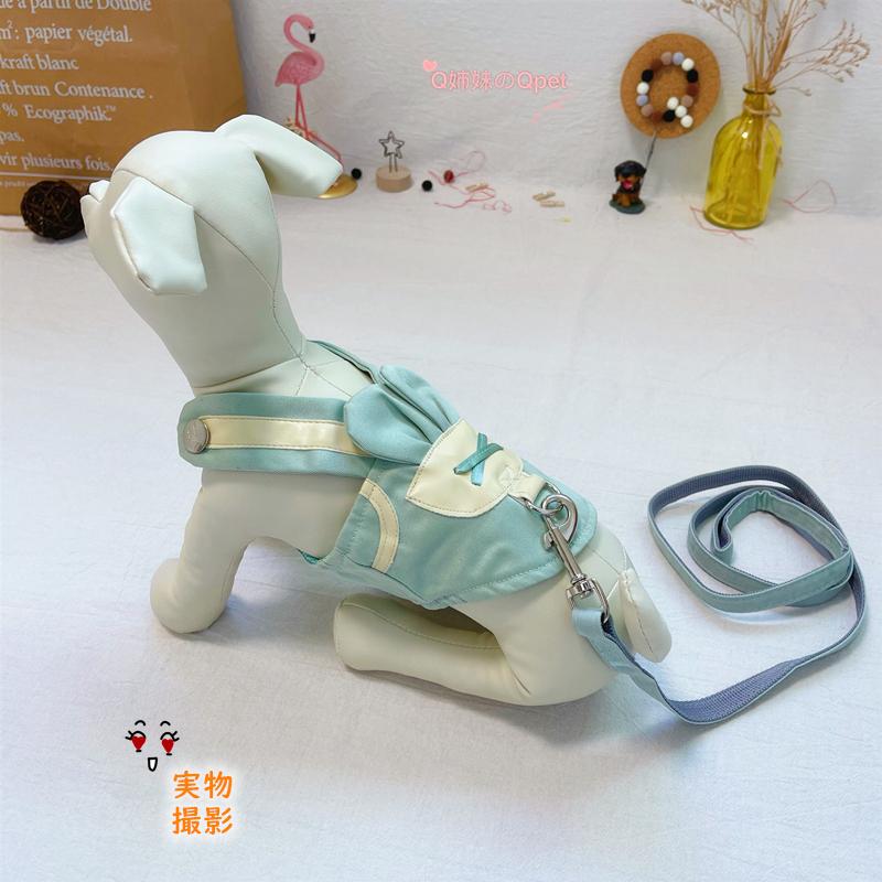 メール便送料無料 犬 ハーネス 犬用 ハーネス リード付 ペット ドッグ ハーネスとリード ウサギ 恐竜 熊 可愛い 小型犬 犬服 散歩 お出かけ 08 08 Q姉妹のqpet 通販 Yahoo ショッピング