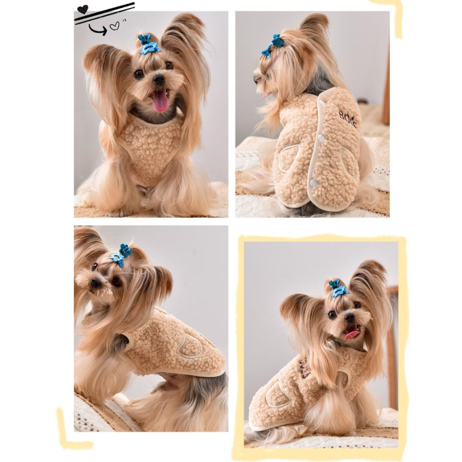 当店人気No.3】爆買 犬 犬服 秋冬 洋服 ベスト パーカー 背中ボタン