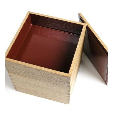 重箱 4.5寸白木三段重箱　内朱 /仕切り２種付 /モダン重箱シリーズ |  | 01