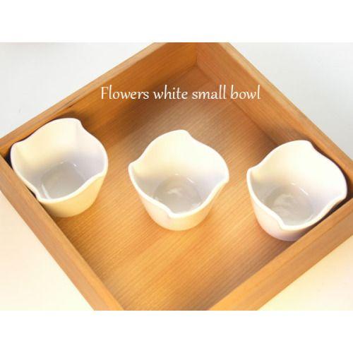 小鉢 フラワー ホワイト | 