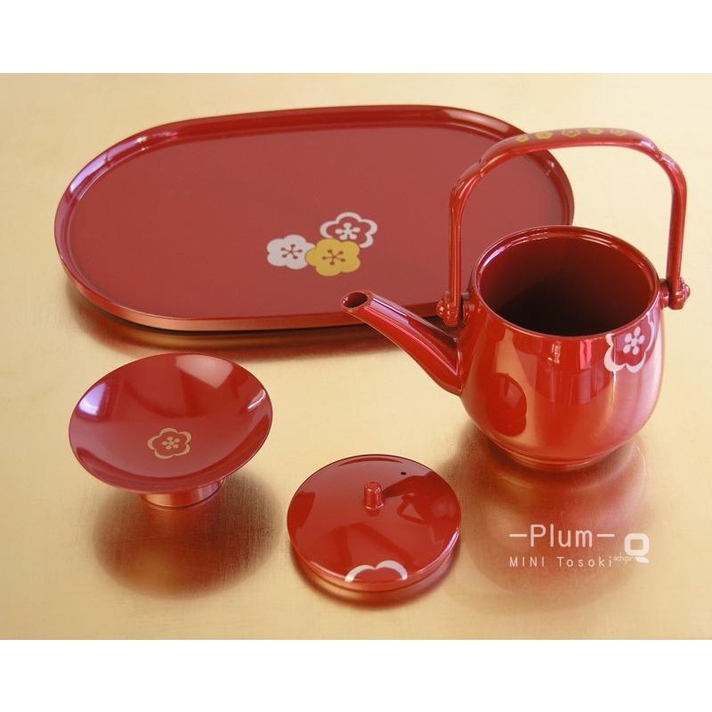 屠蘇器 梅 ミニ屠蘇器セット : 10003661 : 漆器久太郎 - 通販 - Yahoo 