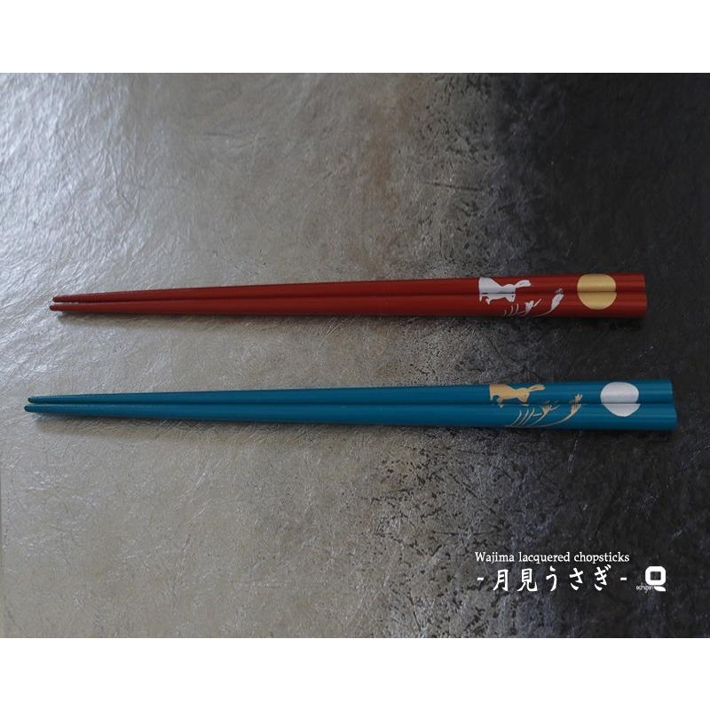 輪島塗箸 月見うさぎ 夫婦箸 桐箱入り : 漆器久太郎 - 通販 - Yahoo
