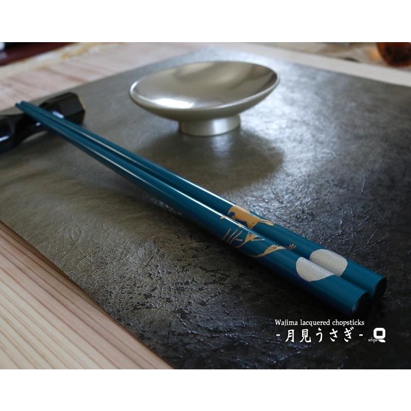 輪島塗箸 月見うさぎ 夫婦箸 桐箱入り : 漆器久太郎 - 通販 - Yahoo