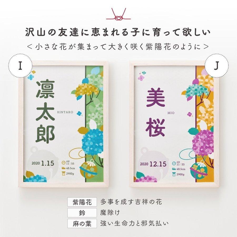 筆文字オーダー】命名書 A4サイズ（包まれる～お月さまと