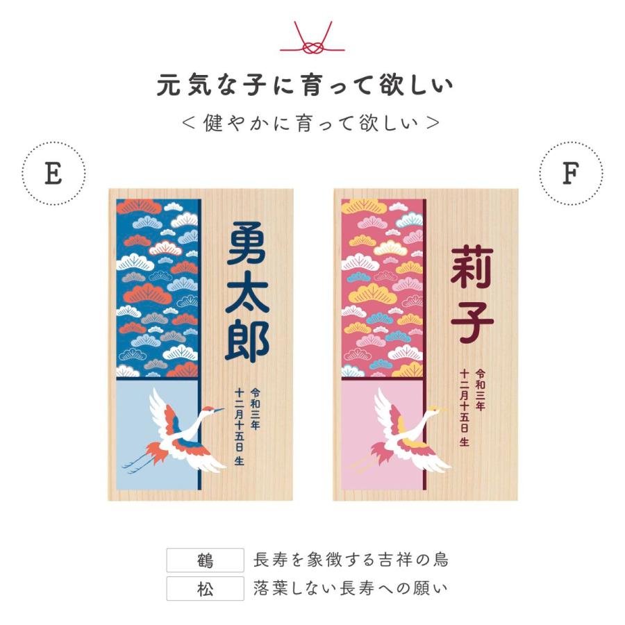名前札 Lサイズ おしゃれな和柄 名入れ無料 出産祝い プレゼント ギフト 端午の節句 初節句 節句飾り 五月人形 子供の日 コンパクト プレート 木札の画像