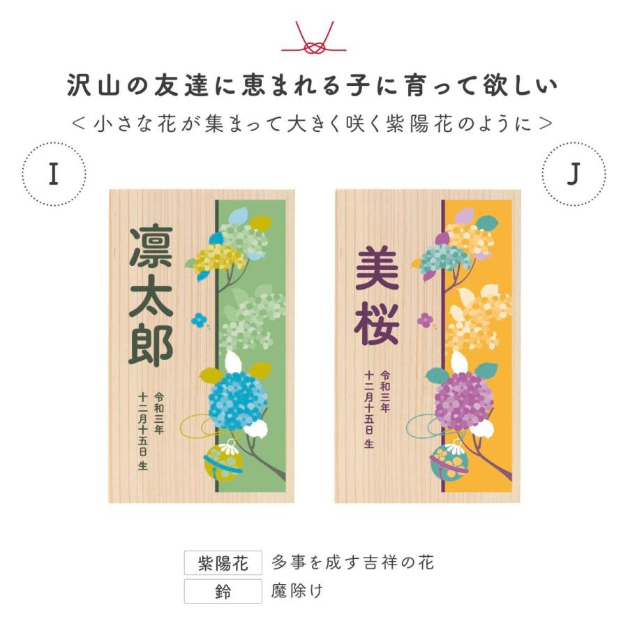 名前札 Lサイズ おしゃれな和柄 名入れ無料 出産祝い プレゼント ギフト 端午の節句 初節句 節句飾り 五月人形 子供の日 コンパクト プレート 木札の画像