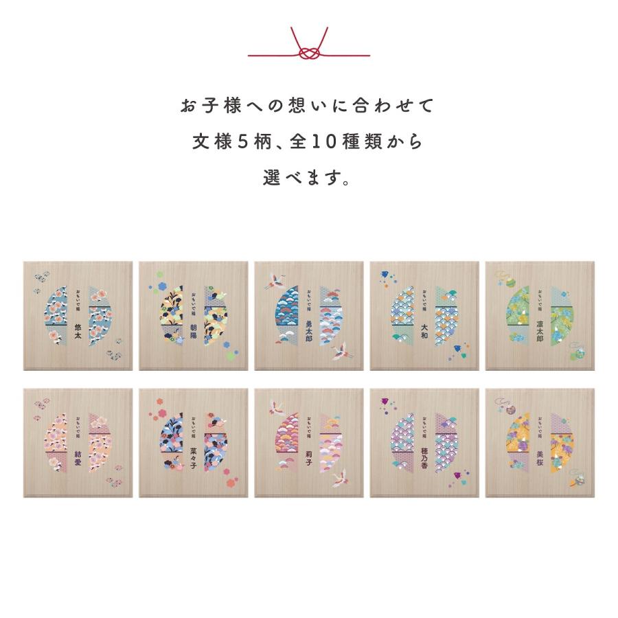 おもいで箱 おしゃれ 和柄 名入れ無料 出産祝い プレゼント ギフト 名入れ 赤ちゃん ベビー 初節句 雛祭り お七夜 内祝い オーダー 誕生日プレゼント 送料無料 |  | 04