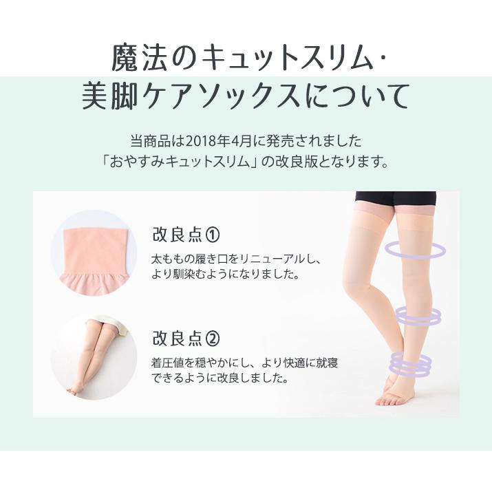 着圧ソックス 着圧レギンス 夜用 寝ながら つま先なし おやすみ用