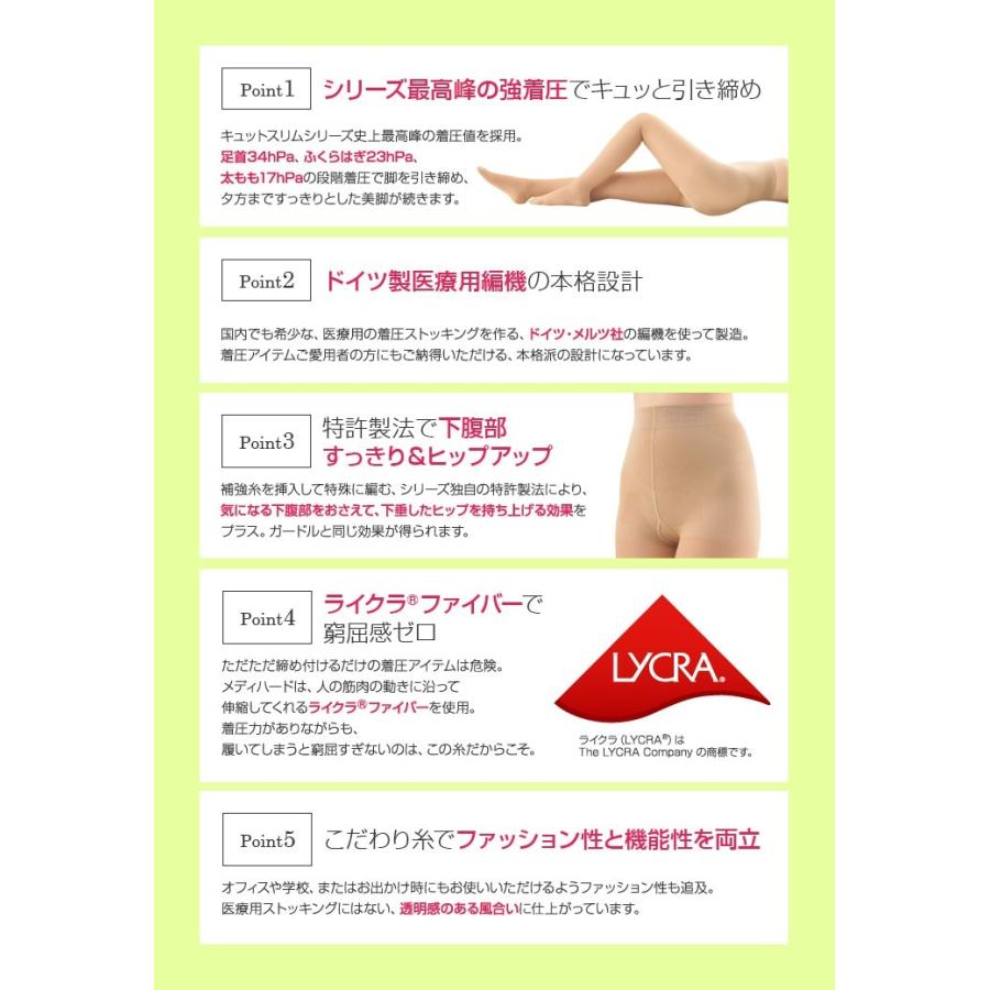 夏用 吸汗速乾 着圧ストッキング 弾性ストッキング ガードル 補正 医療